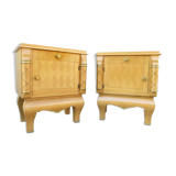 Pair of bedside tables years 40
