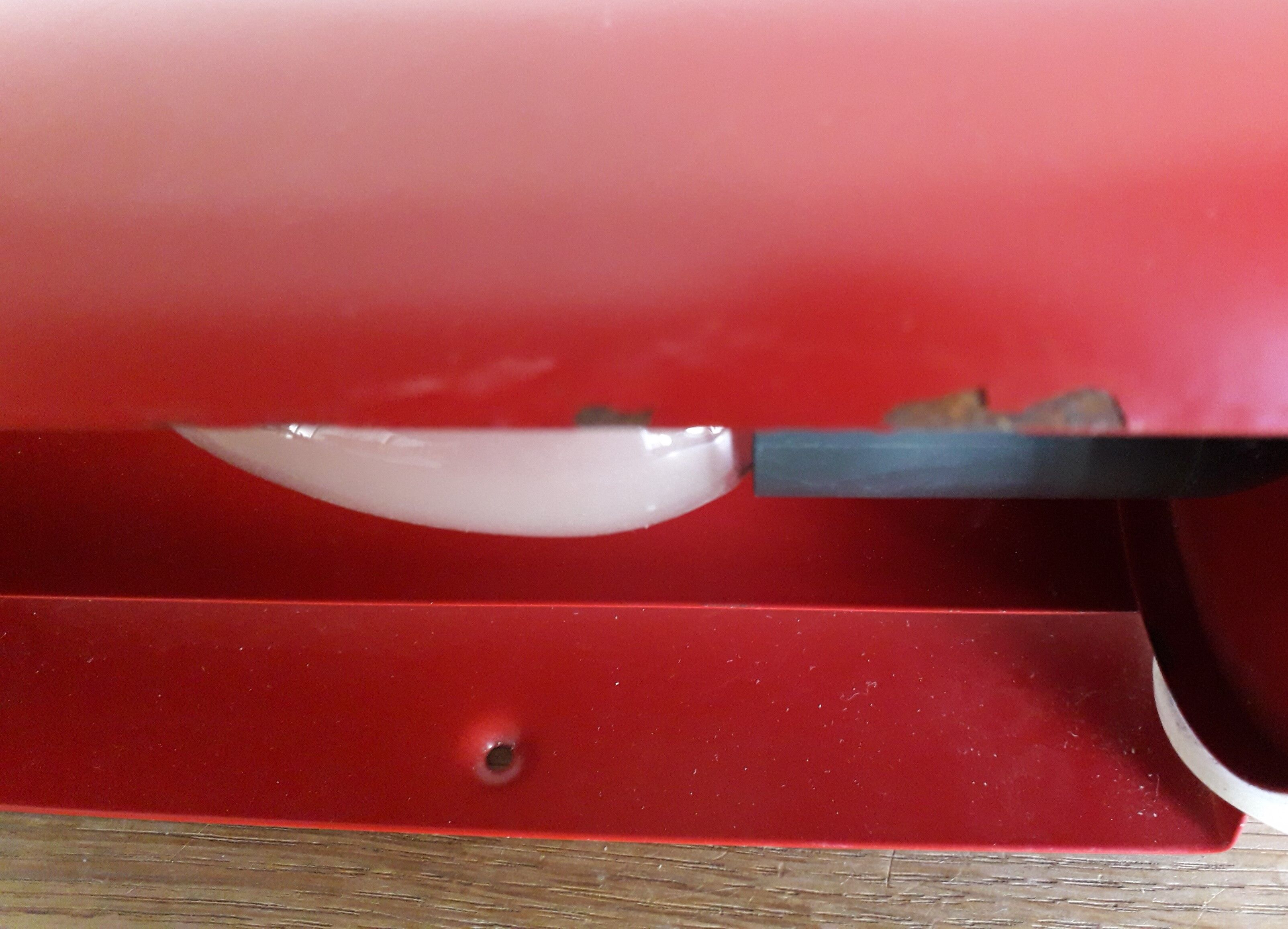 Ikea red sconce 1980