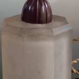Art Deco Night Light in Frosted Glass and Bakelite