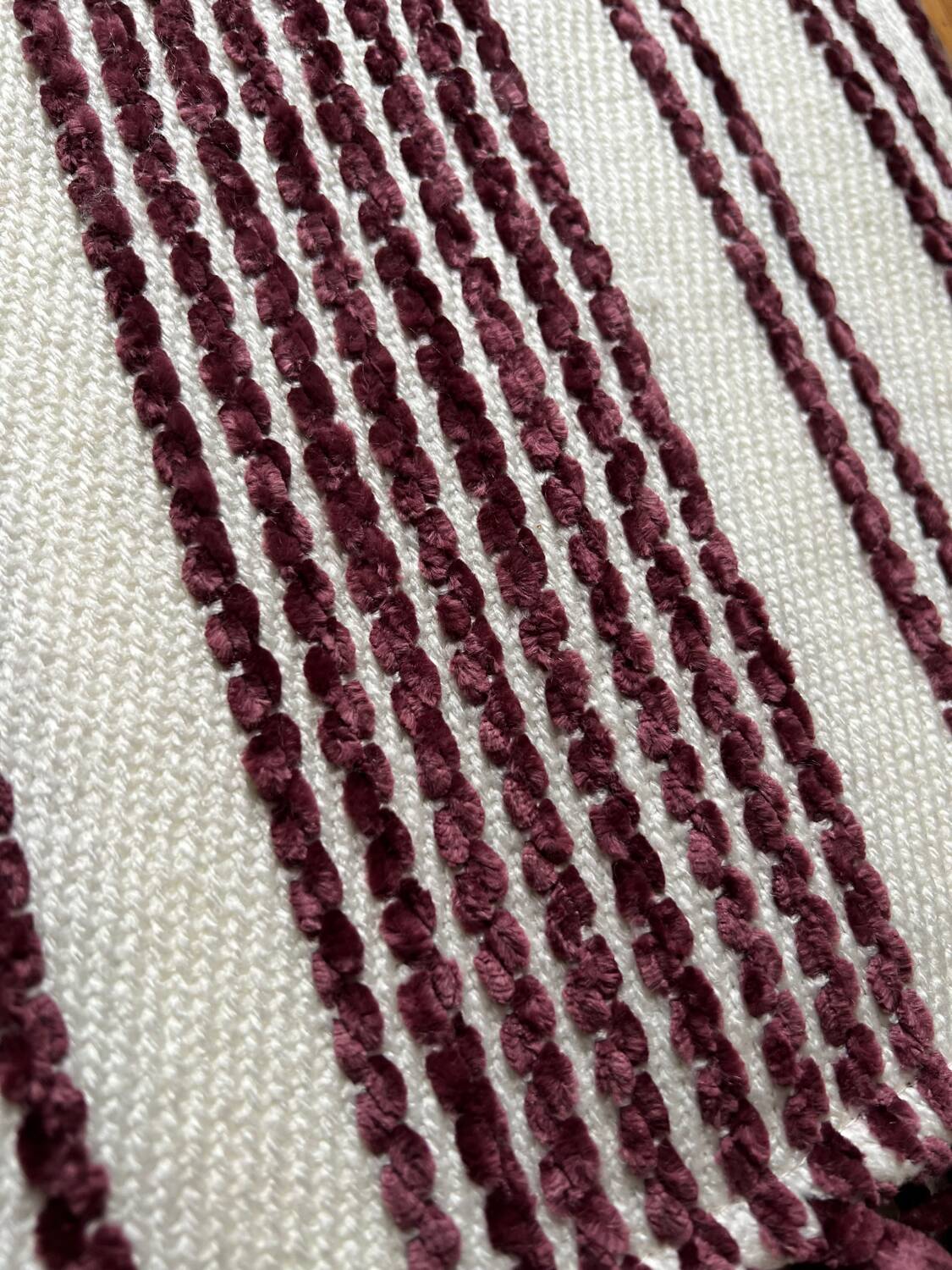 Bohemian ethnic fringed plaid