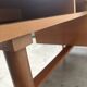Bureau Scandinave midcentury à caisson et finition acajou