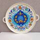 Plateau Villeroy et Boch, décor Izmir, 1973