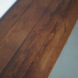 Rustic vintage French pine table or desk from the Landes, 1950s.