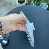 White opaline pendant light