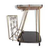 Vintage magazine holder table