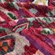 Vintage Moroccan Boujad rug in wool / handmade in Morocco