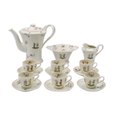 Limoges Haviland porcelain coffee service for Au Vase Etruscan chinese décor