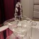 Transparent and translucent glass basket