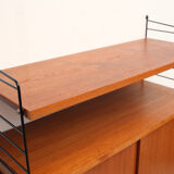 60s string wall unit in teak