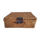 Wicker briefcase