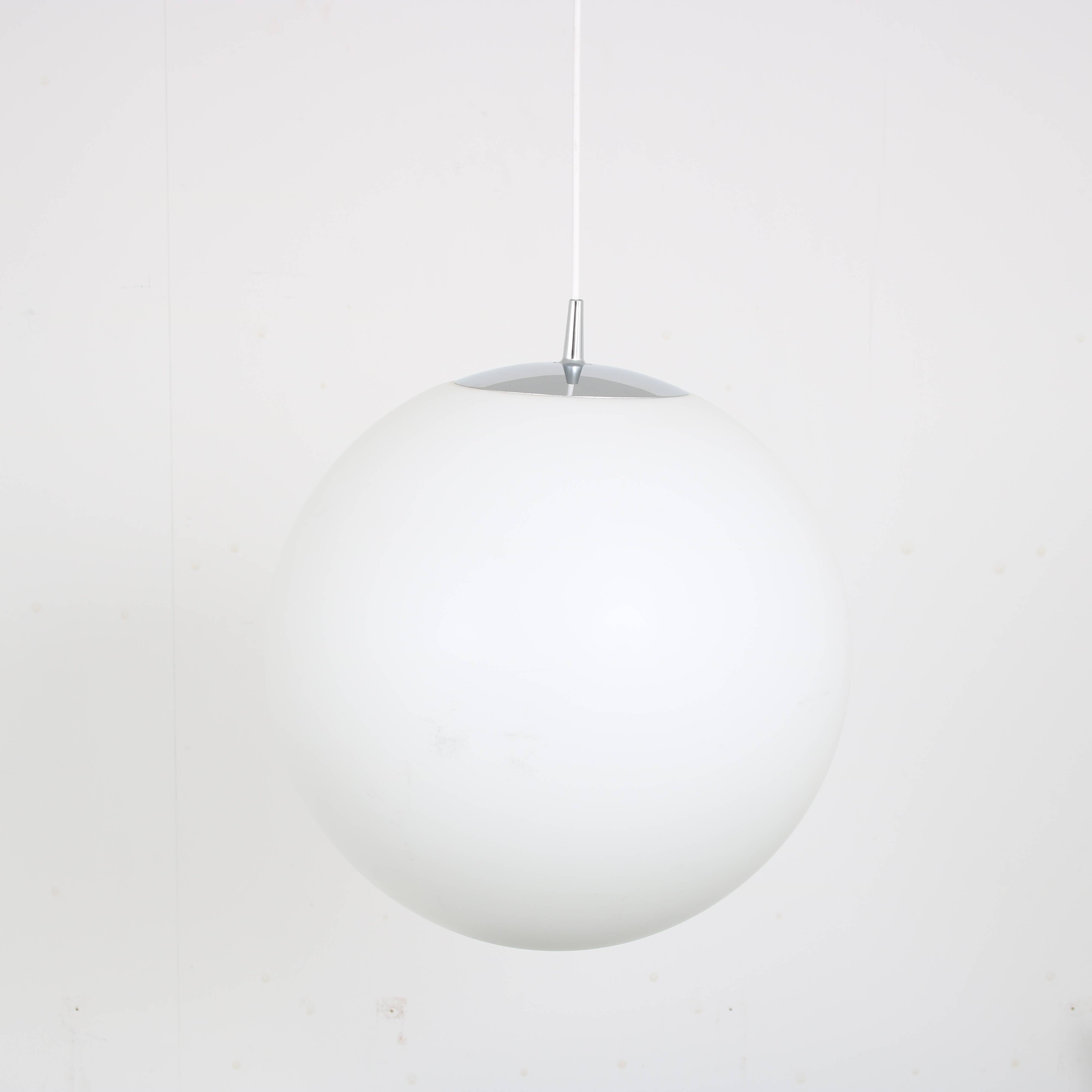 1960s Large round hanging lamp by Peill & Putzler, Germany