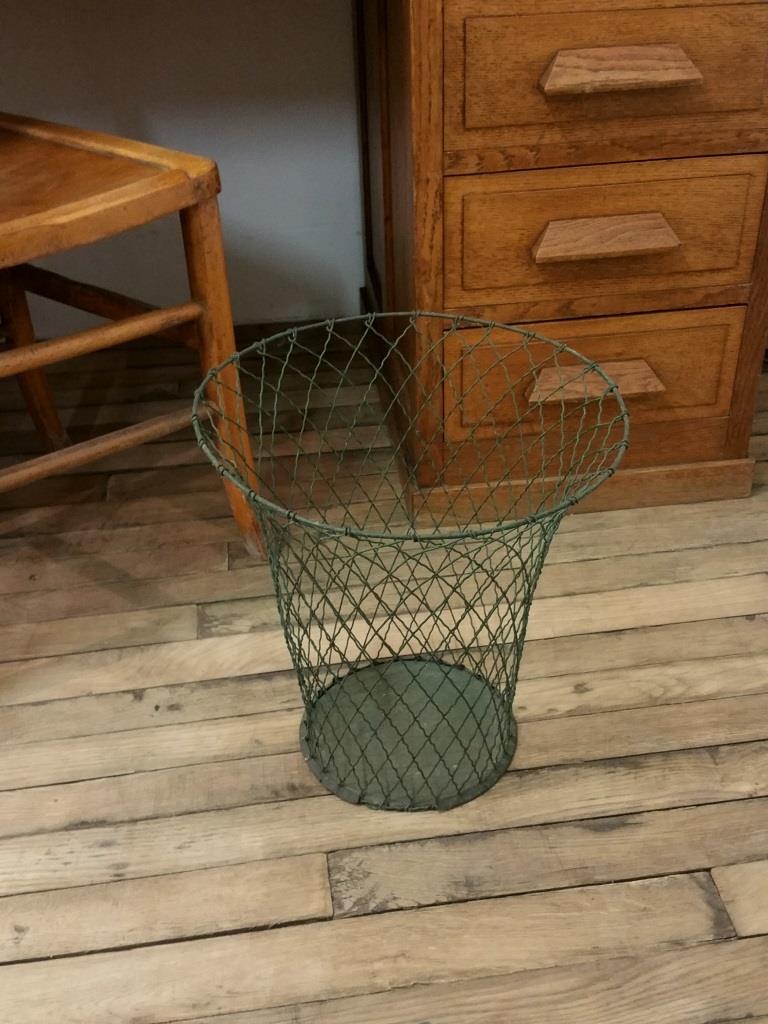 Old waste paper basket