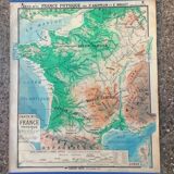 Old map of the France N°11 Hatier Kaeppelin.