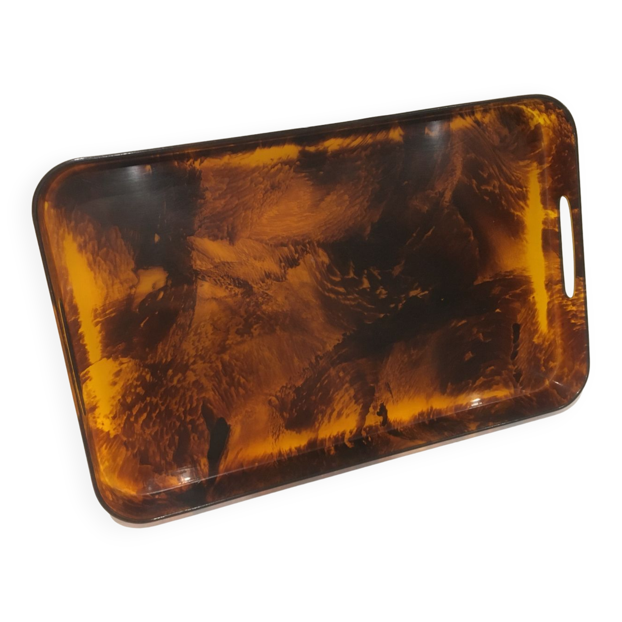 70s lucite tray