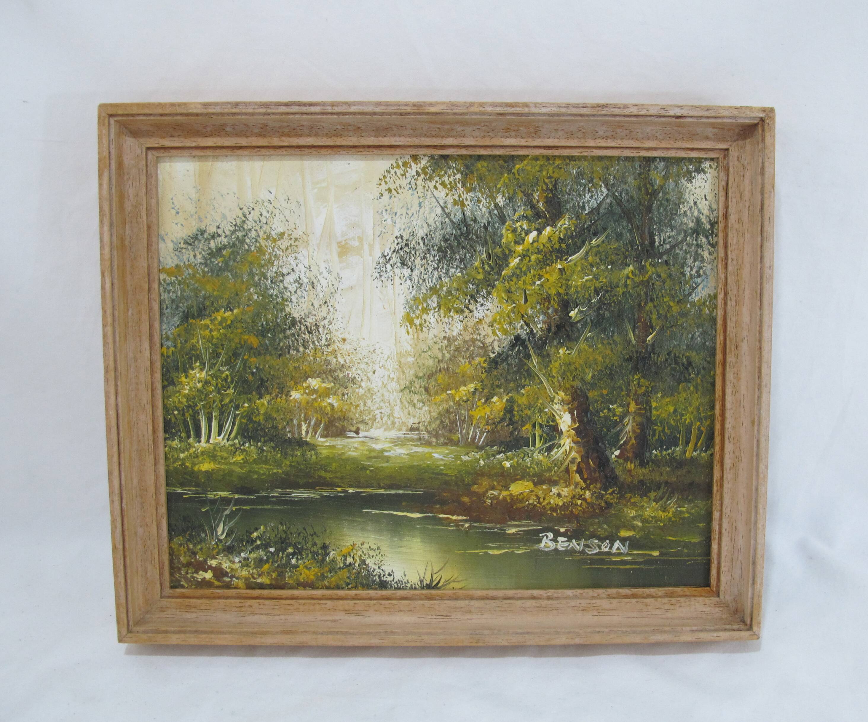 Landscape painting "benson" - oil on canvas