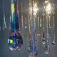Chandelier en goutte d'eau de style Hollywood Regency – Massif