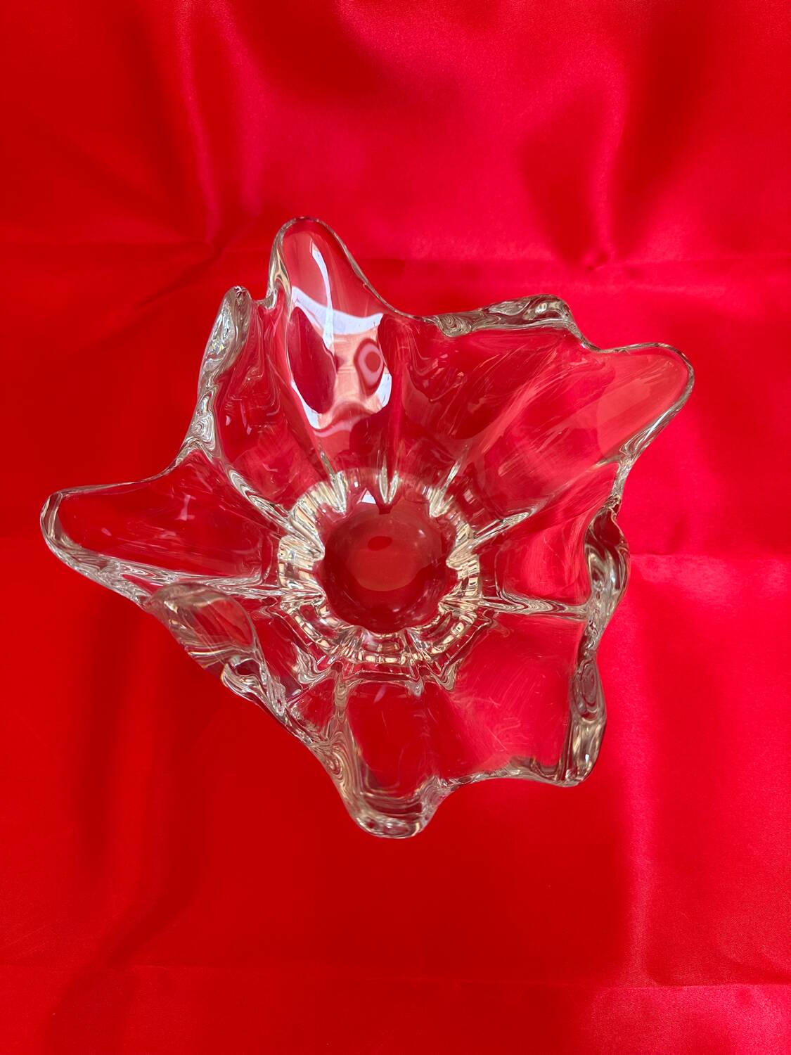 DAUM pocket emptier - Antique crystal