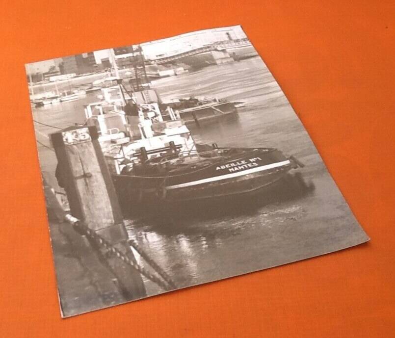 Old photograph Tugboat 1950s/1960s Abeille N°1 Nantes