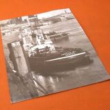 Old photograph Tugboat 1950s/1960s Abeille N°1 Nantes