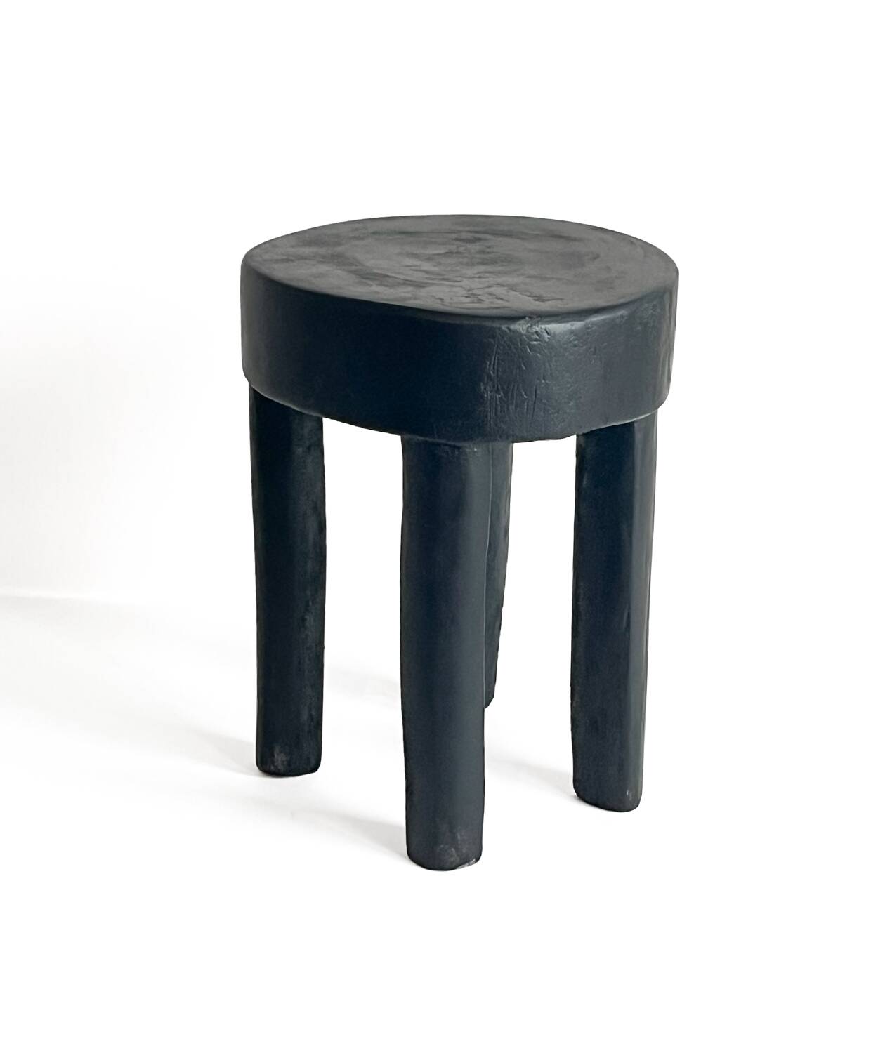 Lobi Wooden Stool L 3 - "Black Edition"