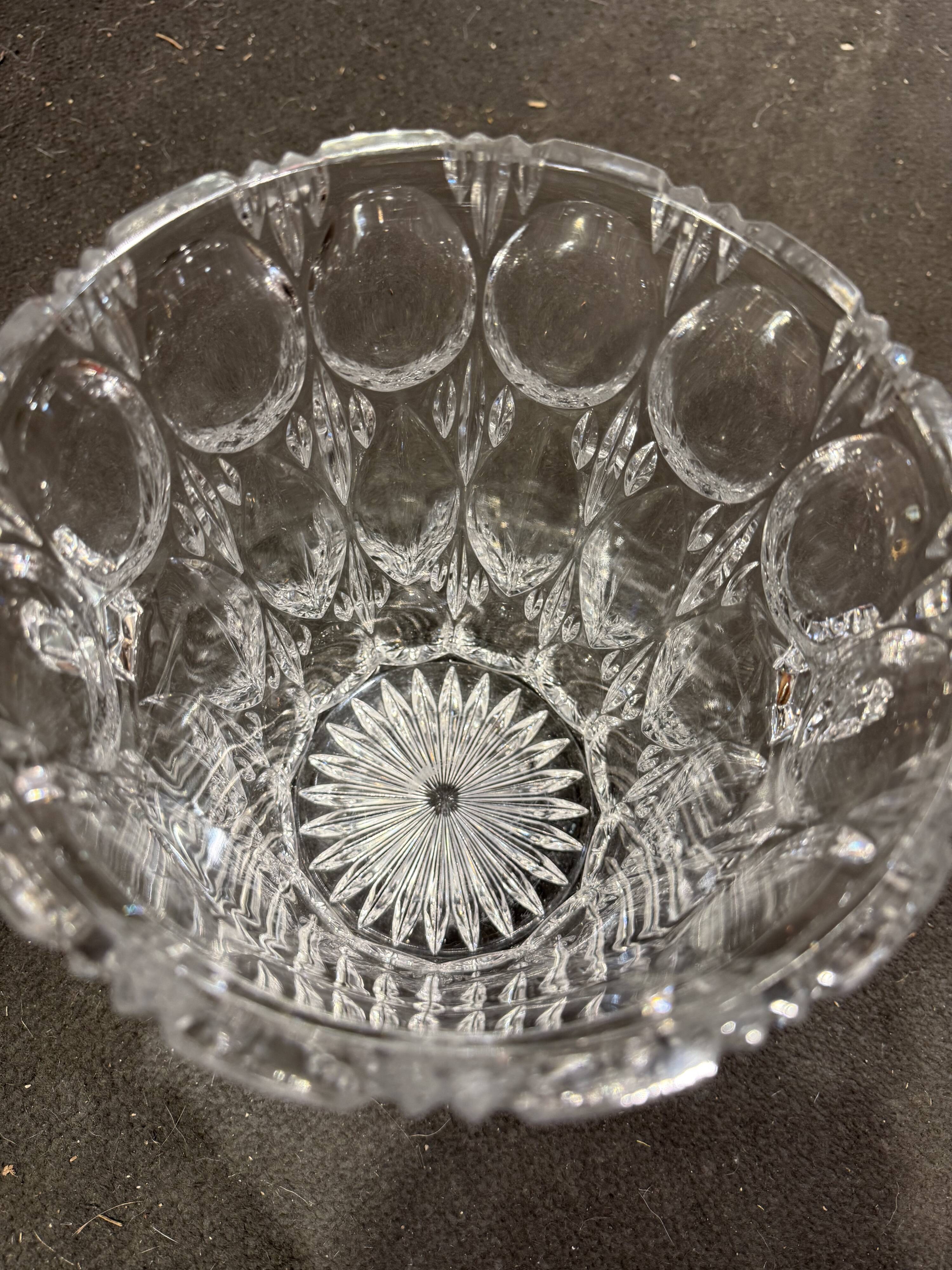 Baccarat crystal champagne bucket