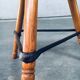 Industrial Low Tripod Stools, Belgium, 1950s, Set of 3