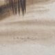 La Roche Laffitte (Born in 1943) - Watercolour drawing on silk - Warrior