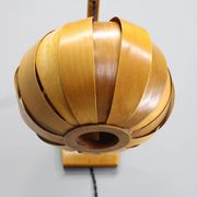 1960s Wooden Wall Lamp, Czechoslovakia