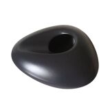 Saucer style ceramic vase