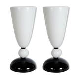 Pair of Murano glass lamps