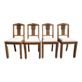 4 art deco chairs
