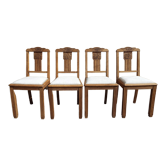 4 art deco chairs