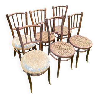Chaises bistrot J & J kohn mundus restaurer
