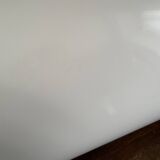 Kartell Gino Colombini white plastic umbrella stand from the 70s