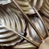 Ceiling light golden flower