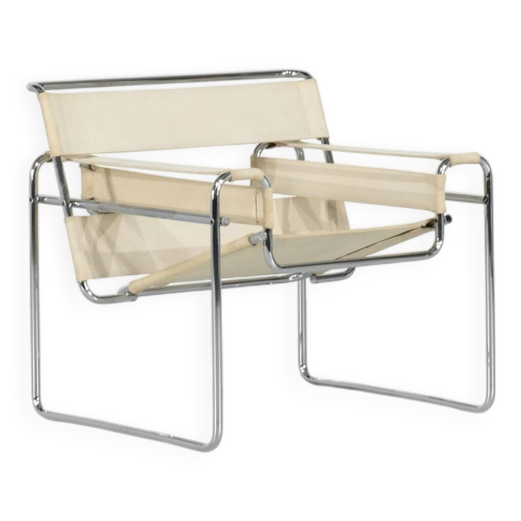 "B3 Wassily" Armchair Fabric by Marcel Breuer for Gavina, 1925s.