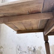 Solid oak farmhouse table with extensions (190-280cm) 1950