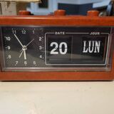 Vintage flip flap alarm clock