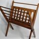 Folding teak magazine holder by Cees Braakman