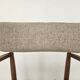 Swedish armchair in wood and fabric