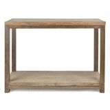 Solid wood work table