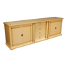 Italian sideboard in exotic wood and brass from XXth century