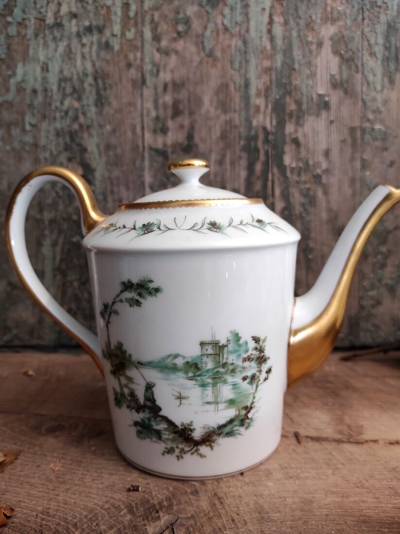 Vintage French coffee set, Limoges, Georges Boyer