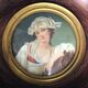 Miniature: portrait of an elegant woman
