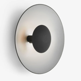 Black and silver retro-style light fixture
