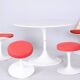 Mid-Century Aluminium Seating Set by Eero Saarinen, Germany, 1950s, Set of 5