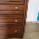 Art Deco chest of drawers - 1950s - mustache-style legs - vintage