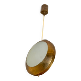 Stilnovo Pendant Lamp Model "1205" 1960s, Vintage 1960s Brass Chandelier