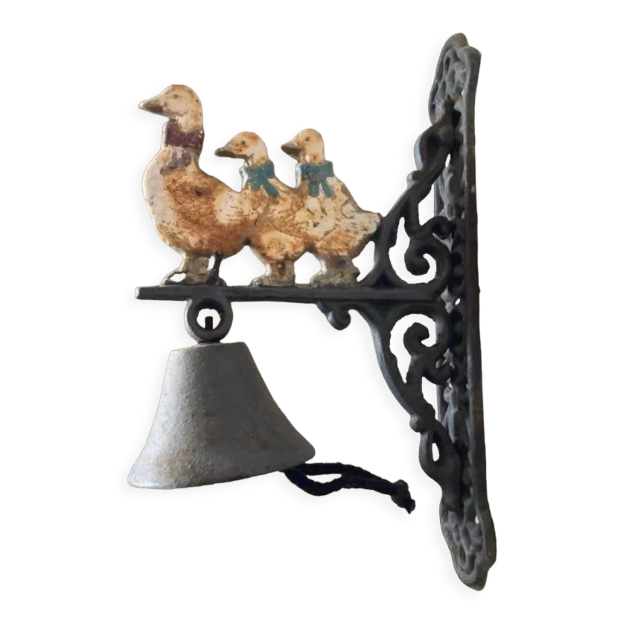 Metal farm bell 3 geese
