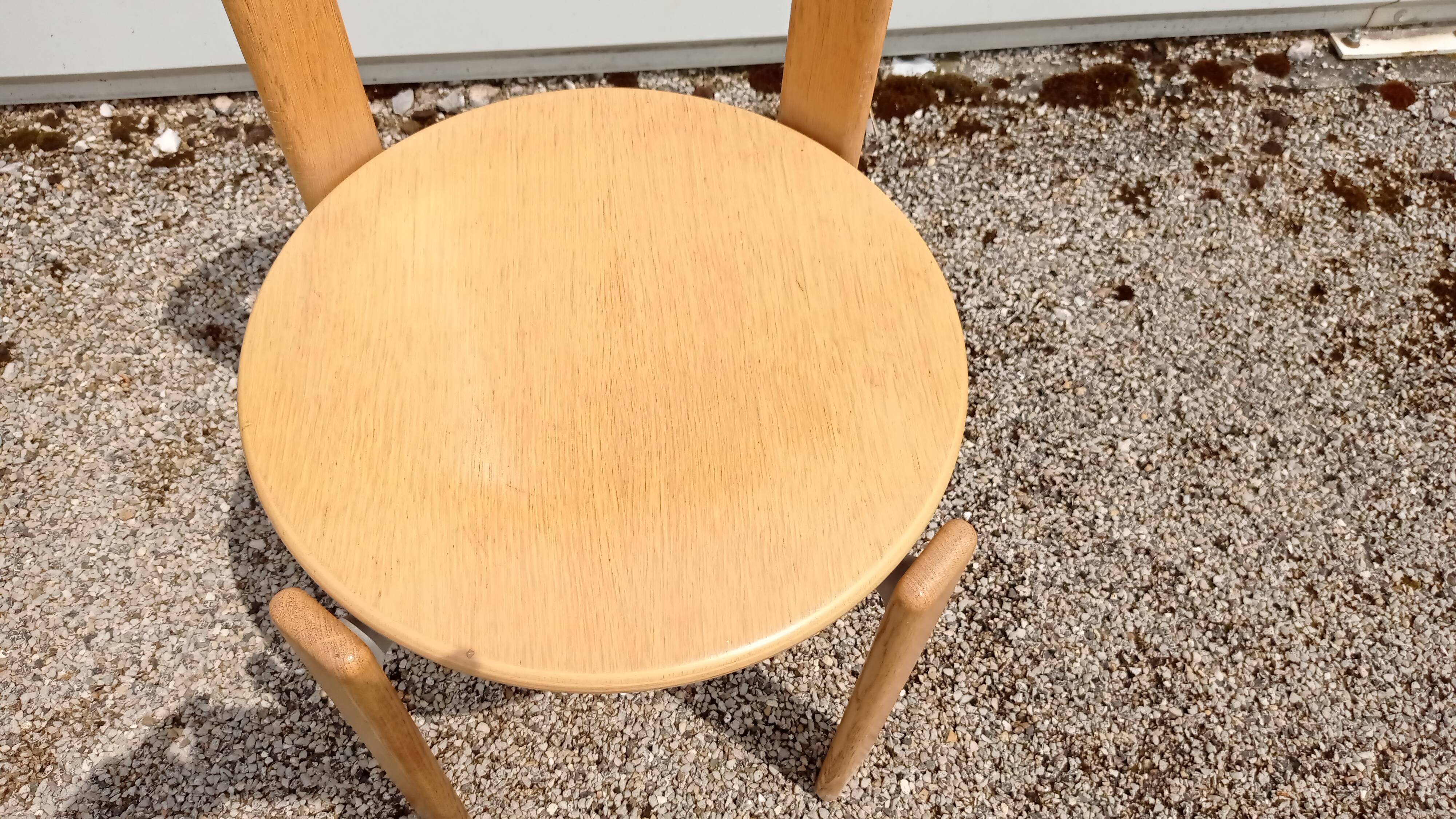 Pair of Bruno Rey Wooden Chairs